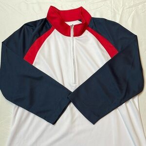 Monterey Club Quarter Sleeve Ladies Golf Shirt Size M